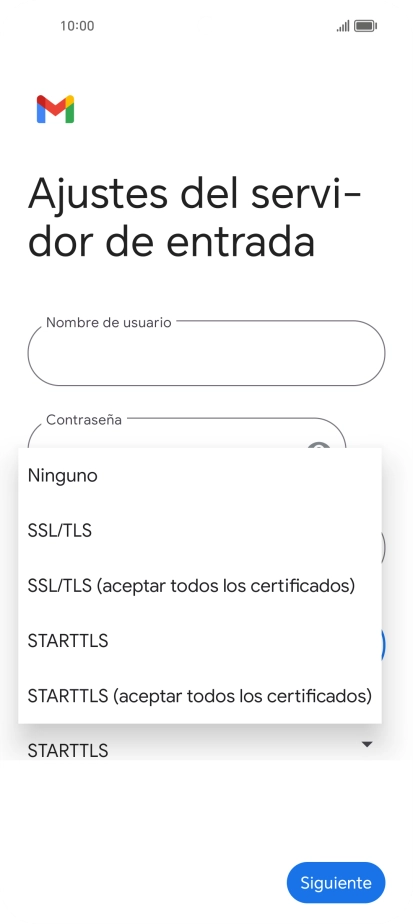 Pulsa SSL/TLS.
