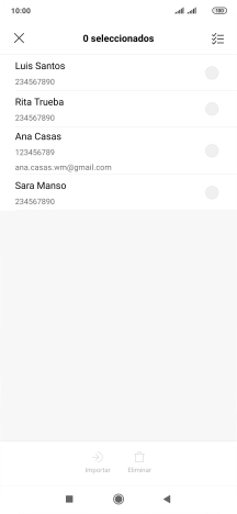 Pulsa el icono de seleccionar todo.