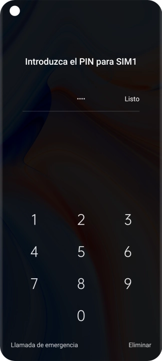 Si lo solicita el teléfono, introduce el código PIN y pulsa Listo.