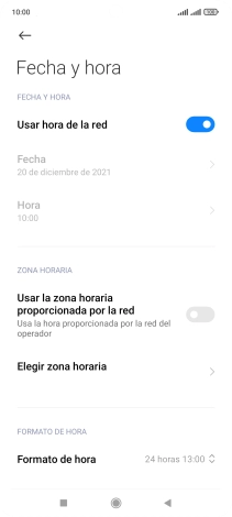 Pulsa el indicador junto a 