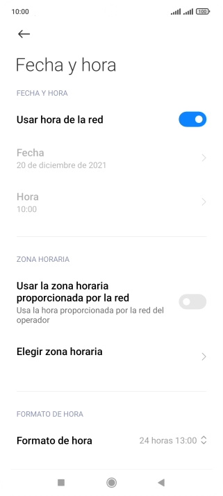 Pulsa el indicador junto a 
