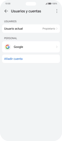 Pulsa Añadir cuenta.