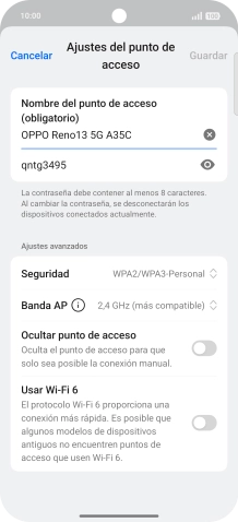 Pulsa Seguridad.