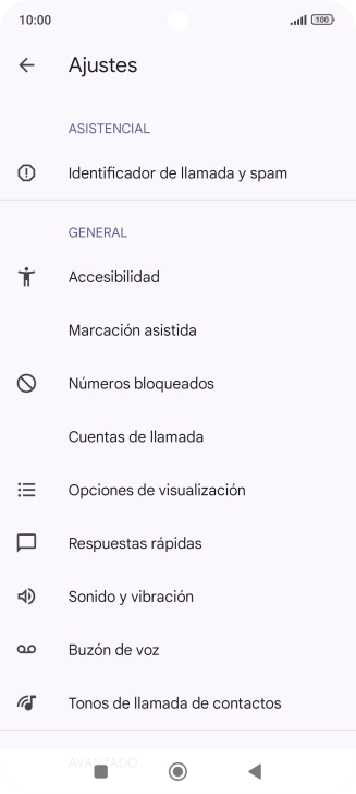 Pulsa Cuentas de llamada.