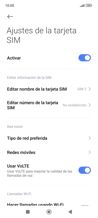 Pulsa el indicador junto a 