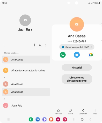 Pulsa la tecla de inicio para terminar y regresar a la pantalla de inicio.
