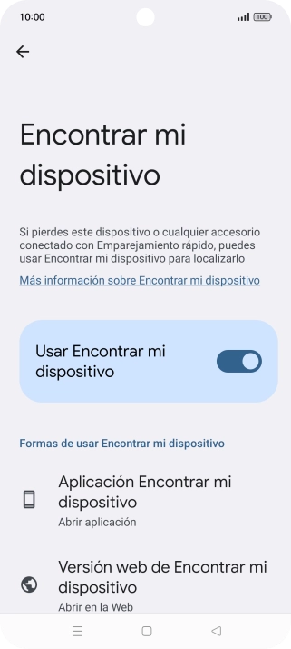Pulsa la tecla de inicio para terminar y regresar a la pantalla de inicio.