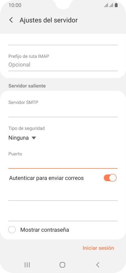 Pulsa el indicador junto a 