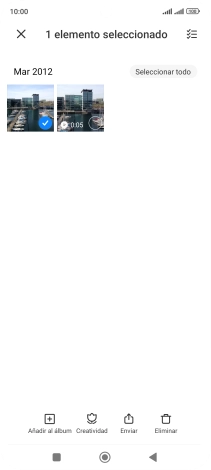 Pulsa el icono de seleccionar todo.