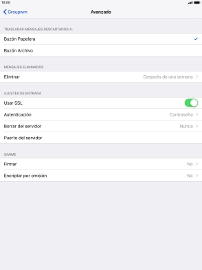 Pulsa el indicador junto a 
