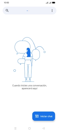 Pulsa Iniciar chat.