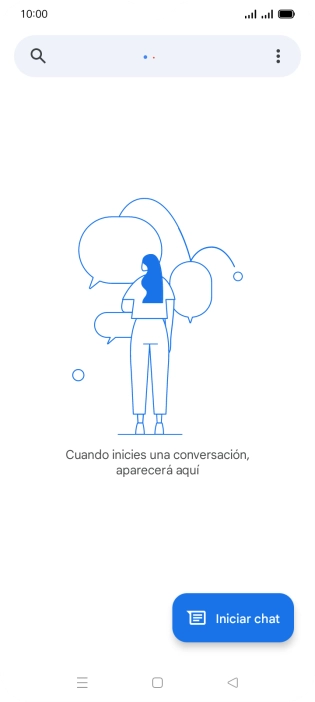 Pulsa Iniciar chat.