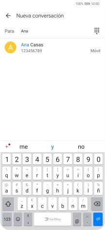 Pulsa el contacto deseado.