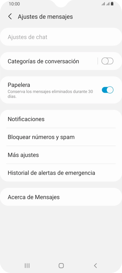 Pulsa Más ajustes.