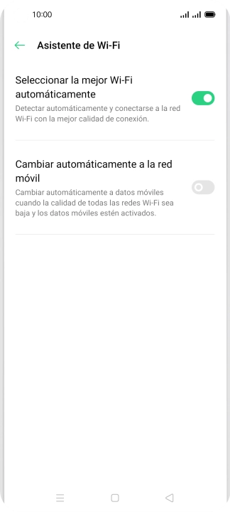 Pulsa el indicador junto a 