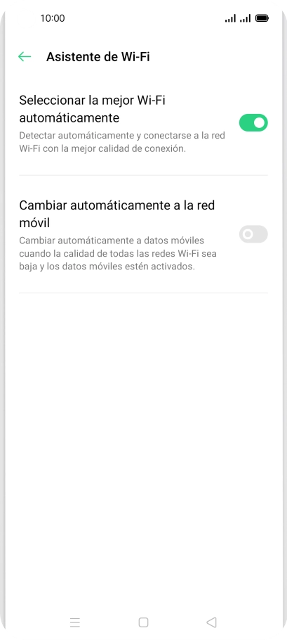 Pulsa el indicador junto a 