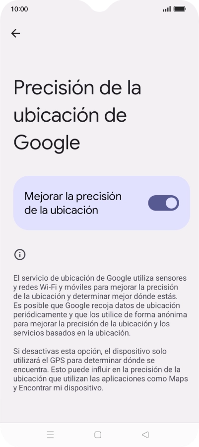 Si pulsas el indicador junto a 