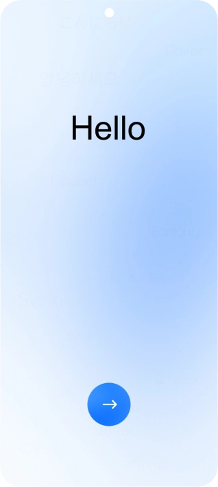 Pulsa la flecha hacia la derecha.