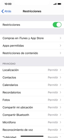 Pulsa la flecha hacia la izquierda.