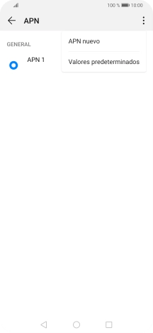 Pulsa APN nuevo.
