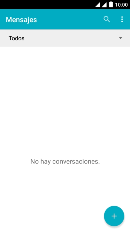 Pulsa el icono de nuevo mensaje.