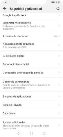 Pulsa ID de huella digital.