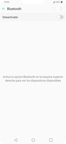 Pulsa el indicador para activar la función.