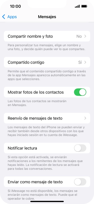 Pulsa el indicador junto a 