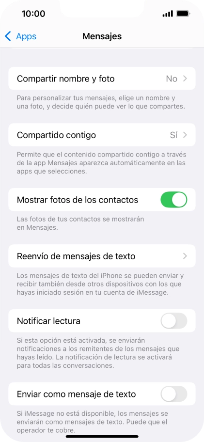Pulsa el indicador junto a 