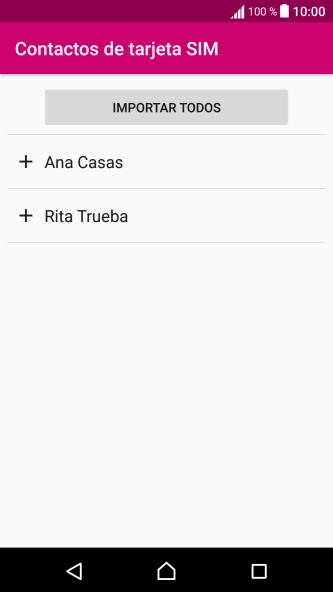 Pulsa IMPORTAR TODOS.