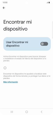 Pulsa el indicador junto a 