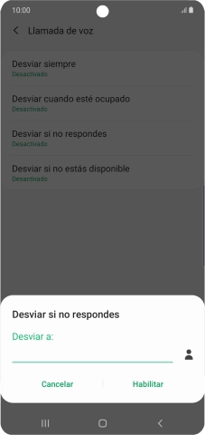 Introduce +34600132000 y pulsa Habilitar.