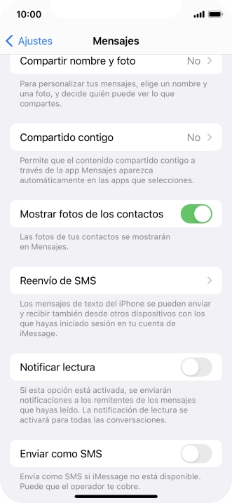 Pulsa el indicador junto a 