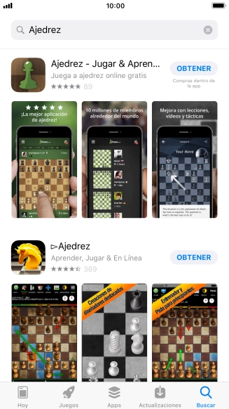 Pulsa la app deseada.