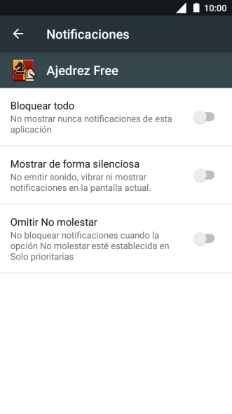Pulsa el indicador junto a 