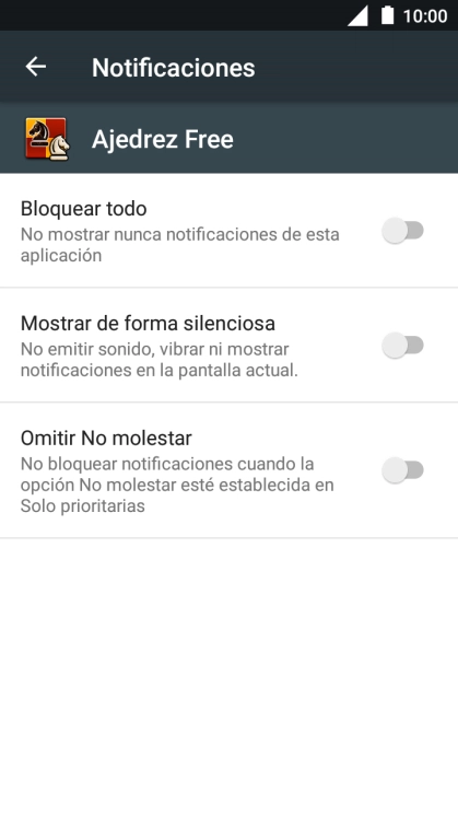 Pulsa el indicador junto a 