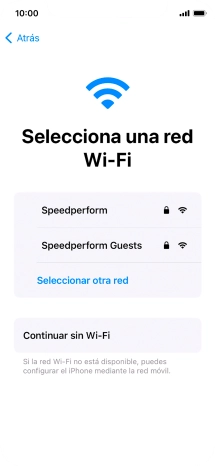 Pulsa la red wifi deseada.