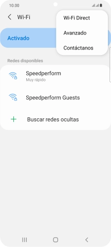 Pulsa Avanzado.