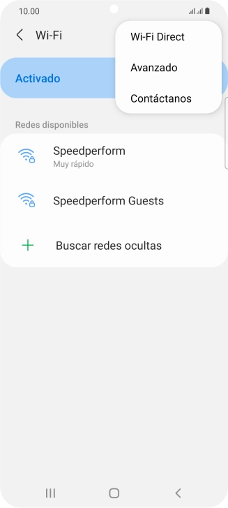 Pulsa Avanzado.