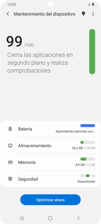 Pulsa Batería.