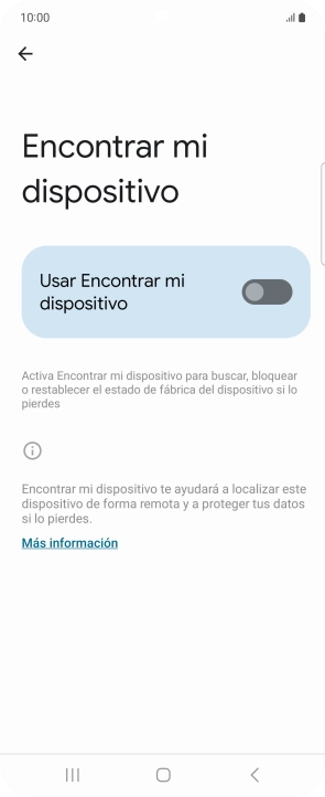 Pulsa el indicador junto a 