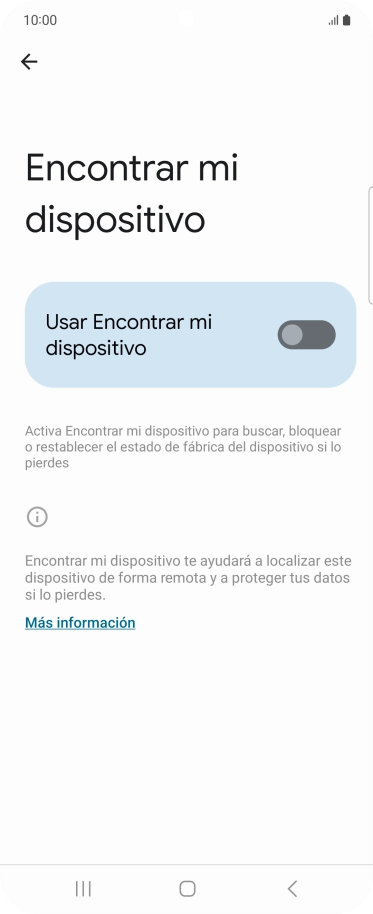 Pulsa el indicador junto a 