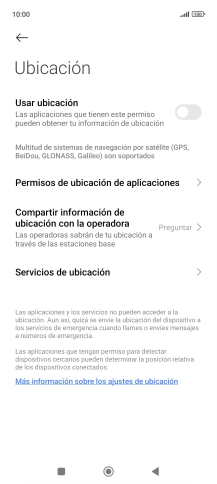 Pulsa el indicador junto a 