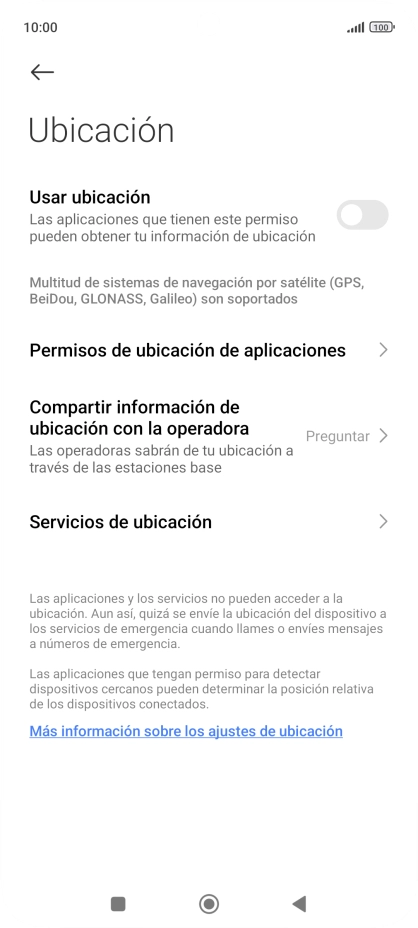 Pulsa el indicador junto a 