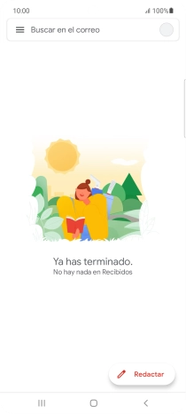 Pulsa el icono de cuenta de correo electrónico.