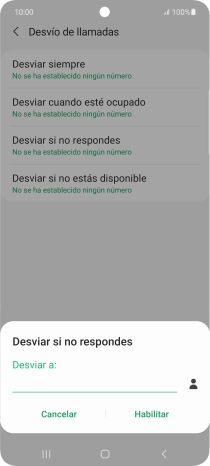 Introduce +34600132000 y pulsa Habilitar.