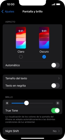 Pulsa el indicador junto a 