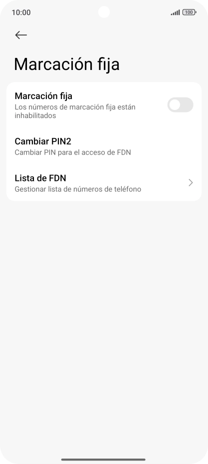 Pulsa el indicador junto a 