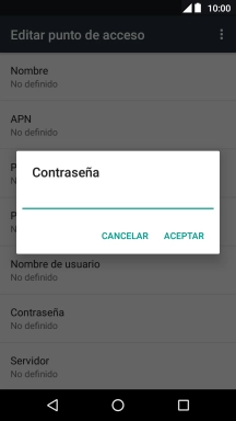 Introduce wap125 y pulsa ACEPTAR.