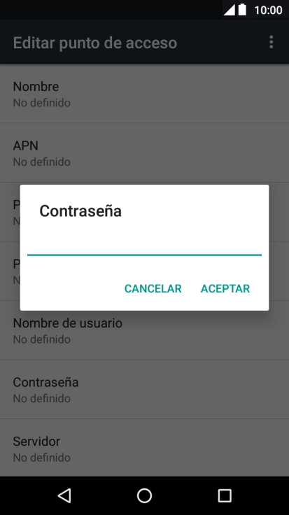 Introduce wap125 y pulsa ACEPTAR.